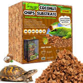 Legigo ladrillo de coco compacto, cómodo para almacenar y usar en terrarios.