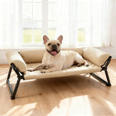 Lekereise Cama Elevada para Perro exterior con soporte estable para uso al aire libre