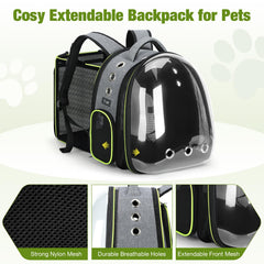 Lekereise gato mochila antirayaduras con materiales duraderos para viajar sin preocupaciones