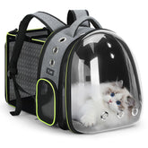 Lekereise gato mochila burbuja con ventana frontal para luz natural durante el viaje