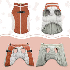 LeLePet abrigo reflectante para perros, ideal para paseos nocturnos y mayor visibilidad.