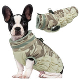 LeLePet capa de invierno para perro con arnés integrado, ideal para paseos diarios.