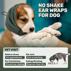 Leotrag cubreorejas ajustable para perros, protección auditiva ante ruidos fuertes.