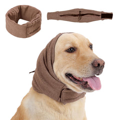 Leotrag sudadera calmante para perro, vista frontal, ideal para paseos ruidos.
