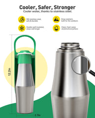 Dispensador de agua con operación con una mano de Lesotc para excursiones.