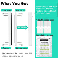 Lessmon puerta-gato deslizante muestra instalación y acceso flexible
