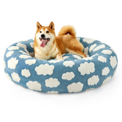 Lesure cama donut grande para perros, descanso cómodo y cálido.