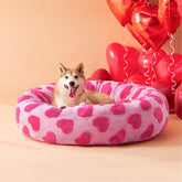 LE SURE cama-perro-donut-redonda-grande-36-pulgadas ideal para descanso cómodo