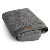 Funda LE SURE XL lavable para cama de perro, gris oscuro 44x32x3