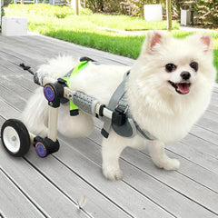 LetPetRun silla de ruedas para perro traseras ajustable para mayor comodidad