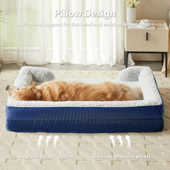LEXTRO cama para perro grande con diseño tipo nido que reduce la ansiedad.