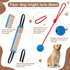 Leyndo pelota de goma para perros, resistente para morder.