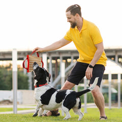 Libima almohada-tira perro con dos mangos para entrenamiento controlado