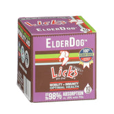Licks ElderDog botella LiquiPaks, apoyo a la energía diaria de perros mayores.