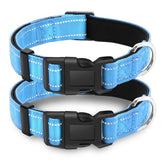 LIEVUIKEN collar reflectante con ajuste seguro para paseos nocturnos.