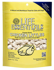LIFE ESSENTIALS CAT-MAN-DOO, pollo liofilizado para perro, snack natural para entrenamiento.