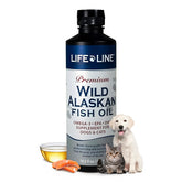 Life Line Pet Nutrition aceite de pescado Alaska botella: promueve piel sana y pelaje suave.