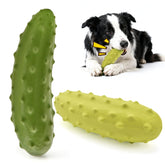 LIFLIX juguete con forma de pepino verde para perros y diversión segura.