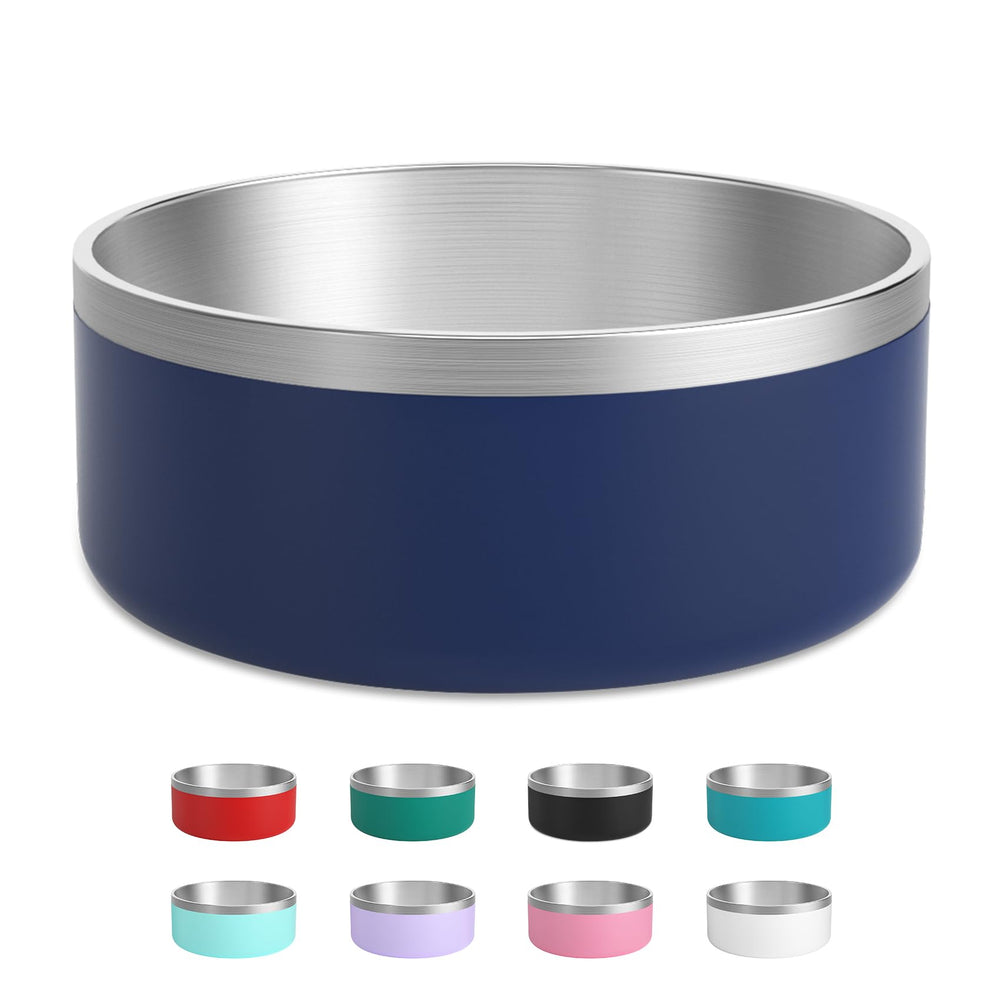 LIHOOOOM tazón para perros de acero inoxidable con aislamiento para agua fría