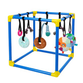 Gimnasio Liitrton para cachorros con 8 juguetes colgantes para estimulación sensorial.