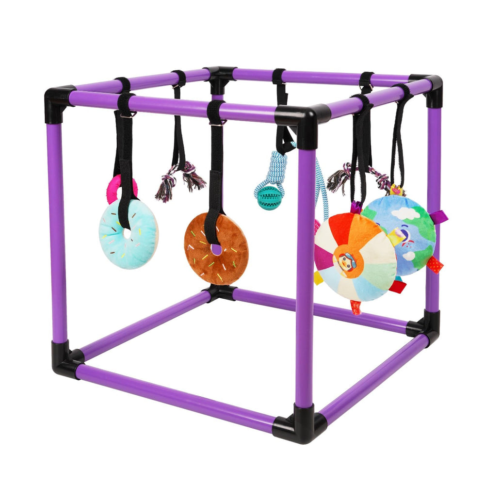 Liitrton Puppy Play Gym, escena general, ideal para estimular juego seguro en casa.