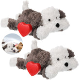 Liliful juguete perrito con latido de corazón frontal, ideal para calmar la ansiedad.