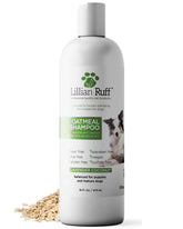 Botella de Lillian Ruff PRO Formula champú de avena para perros, limpieza suave y nutritiva