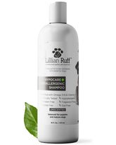 Lillian Ruff HypoCare+ con avena para perros, calma la piel sensible durante el baño