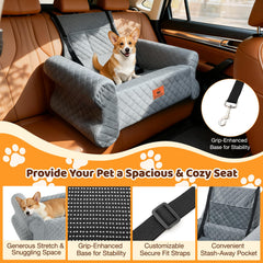 Linvivon funda lavable para asiento de perro, limpieza rápida.