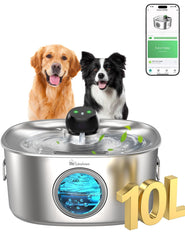 Linvivon bebedero para perros con monitoreo desde la aplicación para controlar ingesta