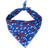 Bandana patriótica de Lionet Paws para perro, ideal para celebraciones.