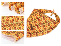 Bandana Lionet Paws algodón suave: comodidad diaria para el cuello del perro.