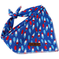 Detalles únicos del patrón de la bandana Lionet Paws para fotos divertidas.