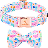 Collar Lionheart Glory con estampado marino rosa, ideal para paseos.