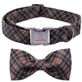Collar Lionheart Glory con lazo a cuadros para realzar la personalidad de tu perro