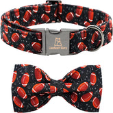 Collar Lionheart Glory con pajarita de algodón, suave para paseos diarios