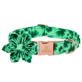 Collar Lionheart Glory con diseño floral, ideal para paseos diarios.
