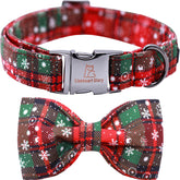 Collar Lionheart Glory navidad ajustable, cómodo para paseos diarios.