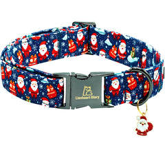 Collar Lionheart Glory con impresión navidad para fiestas y fotos