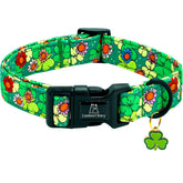 Collar Lionheart glory con trébol verde para salidas diarias y estilo festivo.