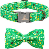 Collar Lionheart glory XS verde con trébol para estilo festivo