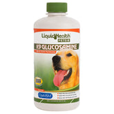 LIQUIDHEALTH K9 glucosamina: vertido de la botella para movilidad diaria.