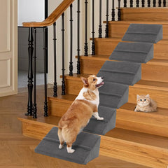 LitaiL escalera de espuma suave para movilidad diaria de mascotas.