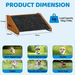 LitaiL pasos para perro ergonómicos, diseñados para comodidad al subir.