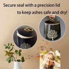 LitLife urna ceramica para cenizas humanas y mascotas mini, ideal para compartir entre familiares.