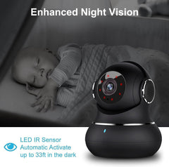 Litokam 2K camara interior vision nocturna – claridad en la oscuridad.