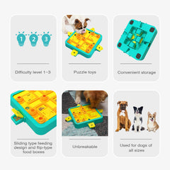 LiuMelinda estimulación mental para perro: juego de retos.