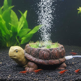 LIYAOLI tortuga-aire para acuario: decoración atractiva y aeración eficiente