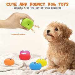LLSPET juguete para perro látex sonoro, bola-2, ideal para sesiones en casa.