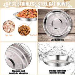 Tazones para gatos de Lmisraely, ideales para viajes.